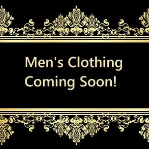 Men's Clothing Coming Soon